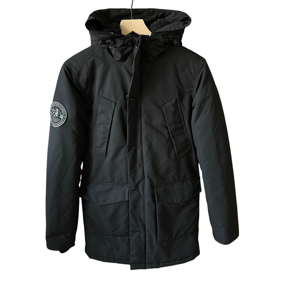 Superdry Everest Explorer Parka Jacket Black M5010204A Mens XS Winter Coat